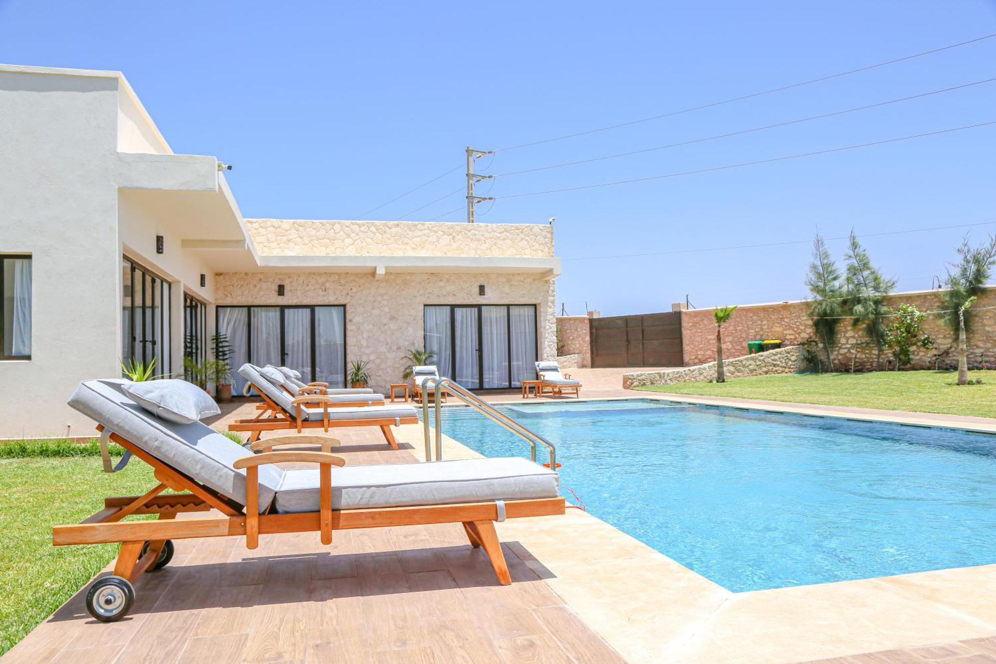 Villa La Rose Bleue - Residence Hoteliere Avec Piscine - エッサウィラ エクステリア 写真