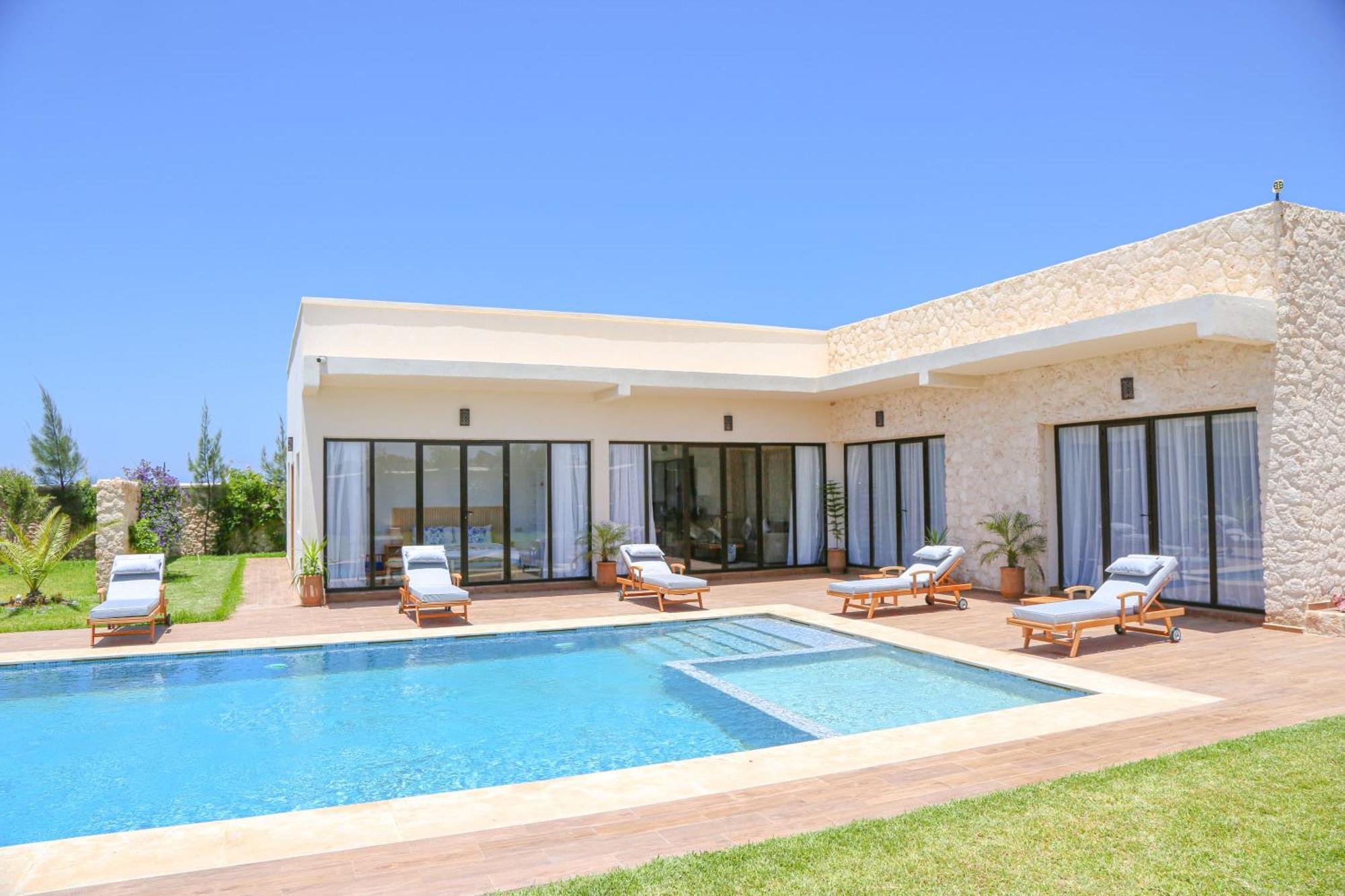 Villa La Rose Bleue - Residence Hoteliere Avec Piscine - エッサウィラ エクステリア 写真
